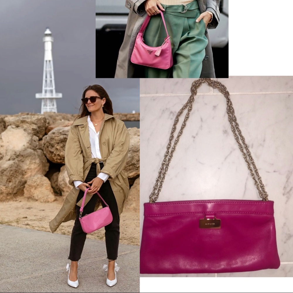 Kate Spade Vintage Chain Baguette Bag